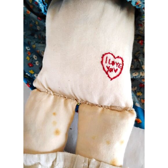 Vintage Handmade Raggedy Ann Doll c 1980s, 19 Inches - Picture 4 of 6